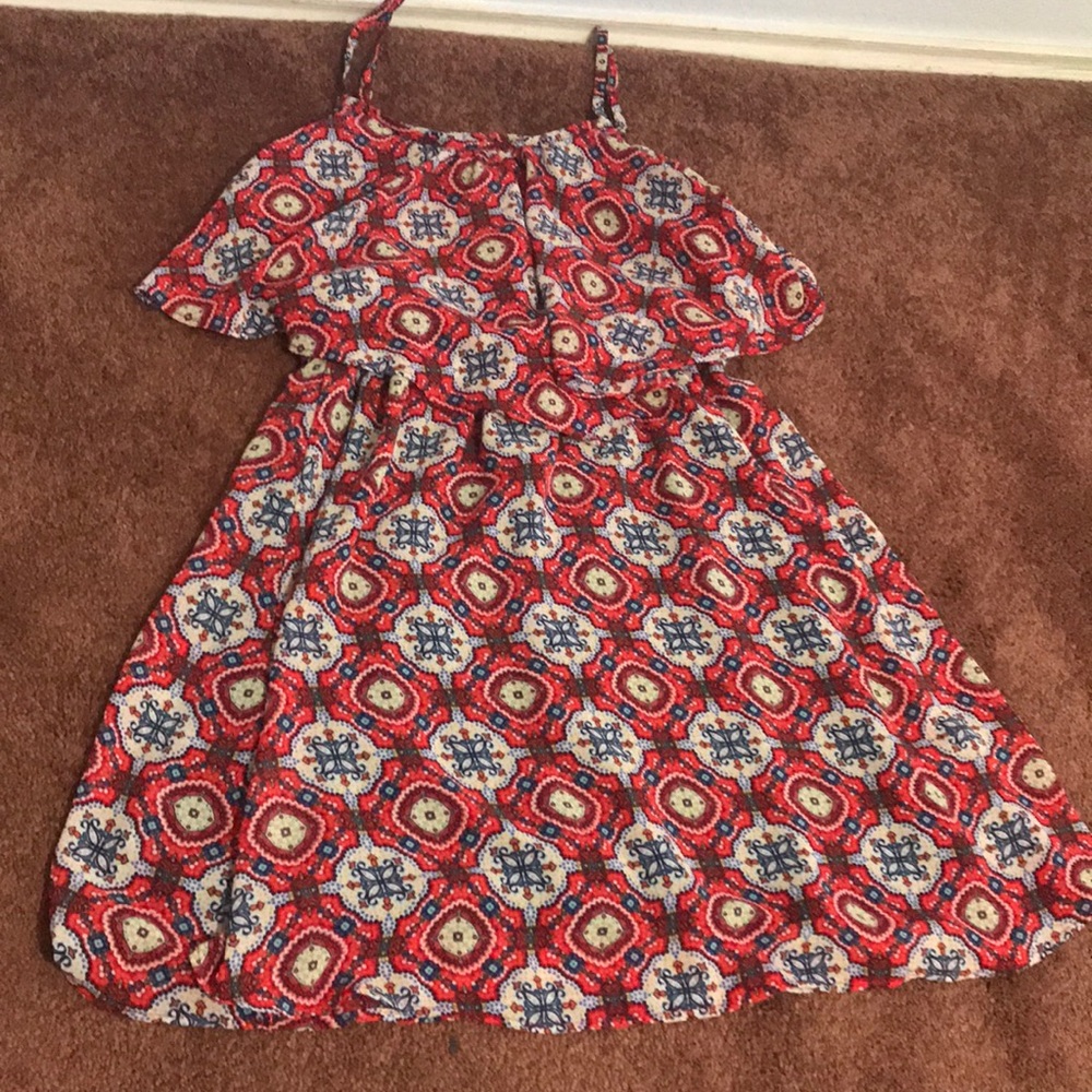 A beautiful multi color dress